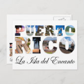 プエルトリコライスラデルエンカントコラージュ ポストカード (正面/裏面)