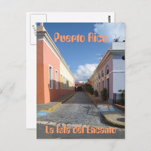 プエルトリコライスラデルエンカントポストカード ポストカード (正面/裏面)