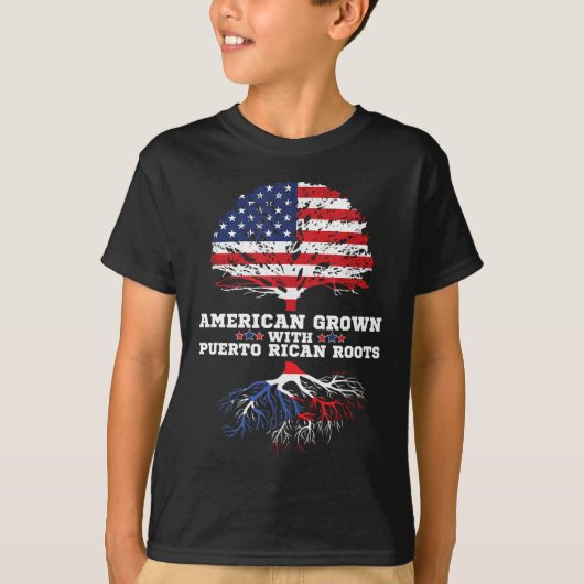 プエルトリコルーツアメリカン栽培プエルトリカルート Tシャツ (正面)