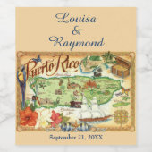 プエルトリコワインラベル ワインラベル (シングルラベル)