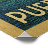 プエルトリコヴィンテージトラベル ポスター (角)