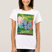 プエルトリコヴィンテージ旅行アートを発見 Tシャツ (正面)