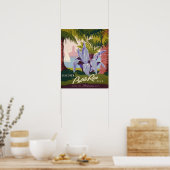 プエルトリコヴィンテージ旅行ポスターアートプリント ポスター (キッチン)