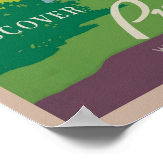 プエルトリコヴィンテージ旅行ポスター ポスター (角)