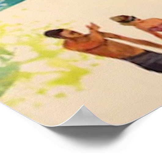 プエルトリコヴィンテージ旅行ポスター ポスター (角)