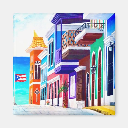 プエルトリコ万歳！ マグネット (正面)