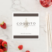 プエルトリコ伝統のCoquitoを宣伝しよう スタンダードカクテルナプキン (インサイチュ)