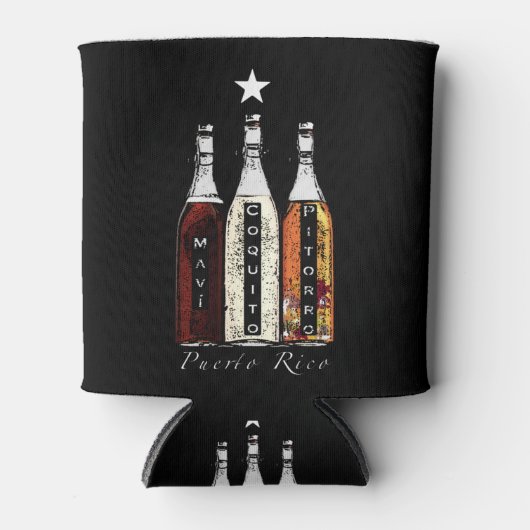 プエルトリコ伝統的ドリンク 缶クーラー (正面)