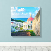 プエルトリコ写真 キャンバスプリント (インサイチュ (ウッドフロア))