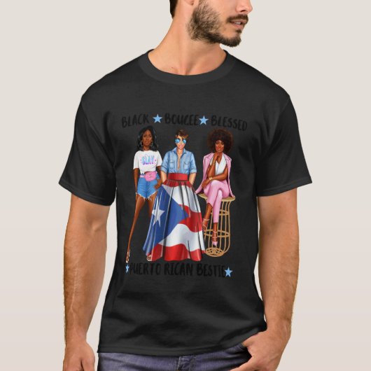 プエルトリコ出身の親友 Tシャツ (正面)