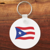 プエルトリコ国旗のキーチェーン キーホルダー (正面)