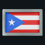 プエルトリコ国旗を持つベルトバックル州 長方形ベルトバックル<br><div class="desc">プエエレガントトリコ国旗のベルトバックル。アメリカ合衆国この製品はカスタマイズ可能。</div>