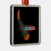 プエルトリコ国旗グイロ メタルオーナメント (右)