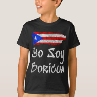 プエルトリコ国旗タイのYo Soy Boricua Gift Island Tシャツ