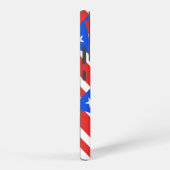 プエルトリコ国旗タイルパターン SAMSUNG GALAXYケース (右側面)