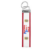 プエルトリコ国旗魅力的国 リストバンドキーホルダー (鍵トップ)