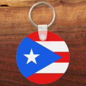 プエルトリコ国旗 キーホルダー (正面)