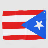 プエルトリコ国旗 ゴルフタオル (横)