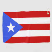 プエルトリコ国旗 ゴルフタオル (横)