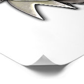 プエルトリコ国旗 – シールドクレスト ポスター (角)