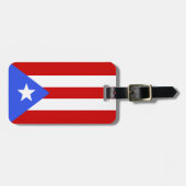 プエルトリコ国旗 ラゲッジタグ (正面横)