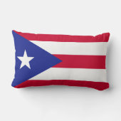 プエルトリコ国旗 ランバークッション (裏面)