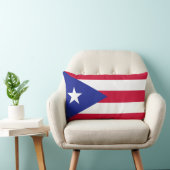 プエルトリコ国旗 ランバークッション (椅子)