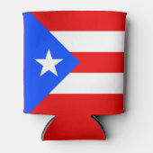 プエルトリコ国旗 缶クーラー (正面)