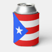 プエルトリコ国旗 缶クーラー (缶裏面)