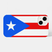 プエルトリコ国旗 iPhoneケース (裏面横)
