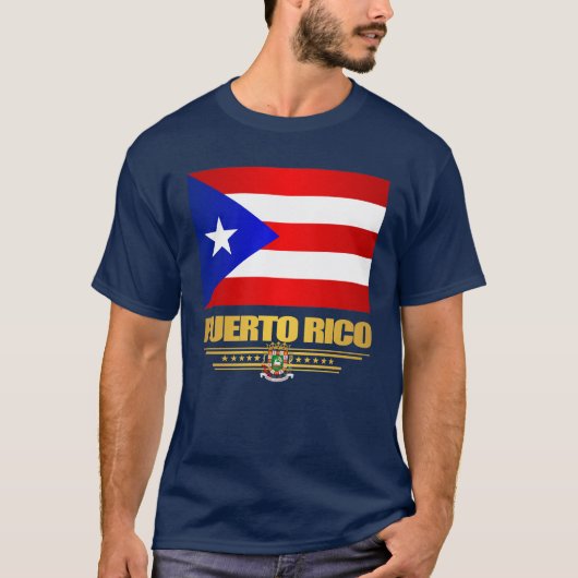 プエルトリコ国旗 Tシャツ (正面)
