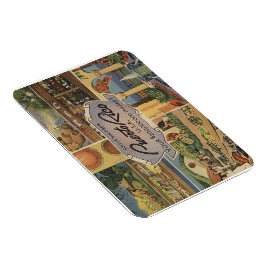 プエルトリコ土産1950年代のインスパイアヴィンテージ マグネット (右側)