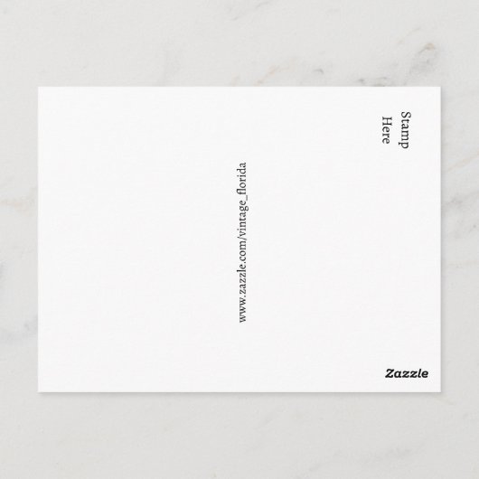 プエルトリコ地図のポストカード ポストカード (裏面)