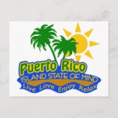 プエルトリコ州オブマインドポストカード ポストカード (正面)