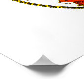 プエルトリコ州シール ポスター (角)