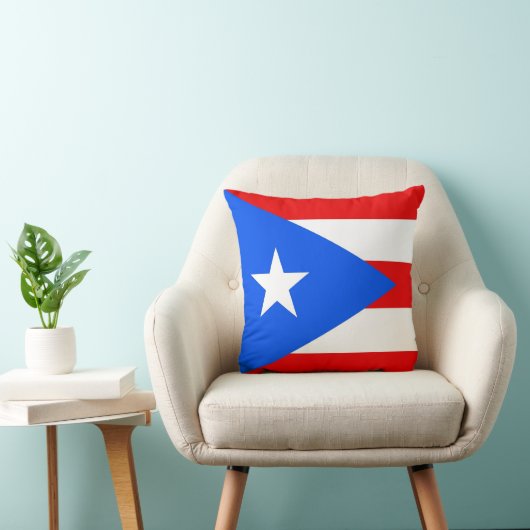 プエルトリコ州旗アメリカのMoJo枕 クッション (椅子)
