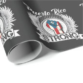 プエルトリコ強誇りを持った旗ボリチュア ラッピングペーパー (ロールコーナー)