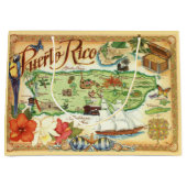 プエルトリコ抱き枕 ラージペーパーバッグ (正面)