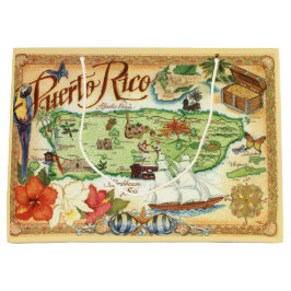 プエルトリコ抱き枕 ラージペーパーバッグ