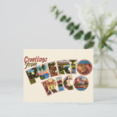 プエルトリコ挨拶はがき ポストカード (スタンド正面)