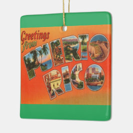 プエルトリコ挨拶 セラミックオーナメント