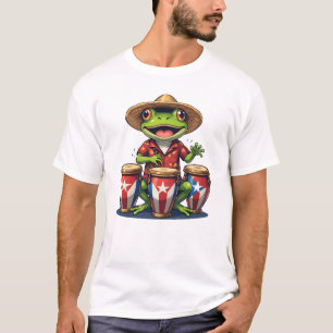 プエルトリコ文化カエル Tシャツ