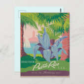 プエルトリコ旅行 ポストカード (正面/裏面)