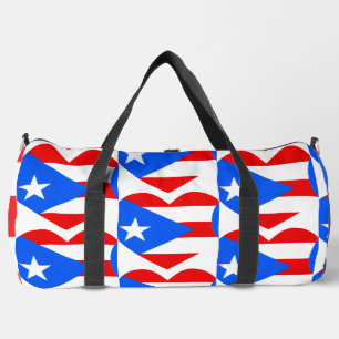 プエルトリコ旗スタジアム ダッフルバッグ
