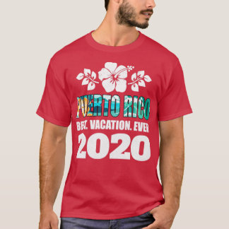 プエルトリコ最高のバケーションエバー2020おみやげプレゼント Tシャツ