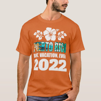 プエルトリコ最高のバケーションエバー2022土産 Tシャツ