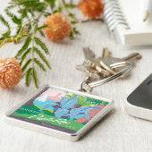 プエルトリコ未編集ヴィンテージ写真オールド・エステティック キーホルダー (側面)