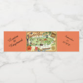 プエルトリコ水ラベル ペットボトルラベル (シングルラベル)