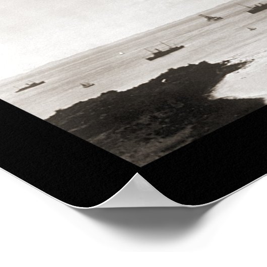 プエルトリコ船写真撮影1914 ポスター (角)