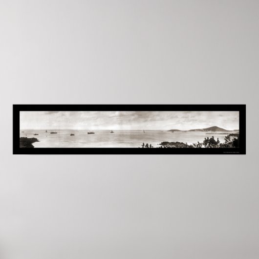 プエルトリコ船写真撮影1914 ポスター (正面)